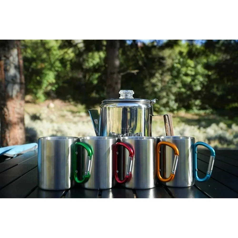 Alpine‎ Mountain Gear 5-piece Stainless Steel Coffee Set New In Packaging!